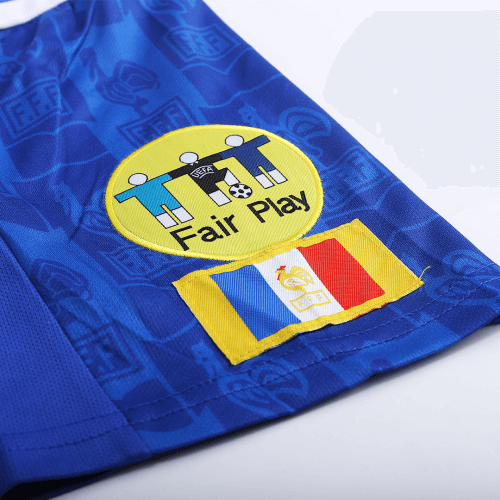 Retro France Home 1996 Euro Cup Jersey