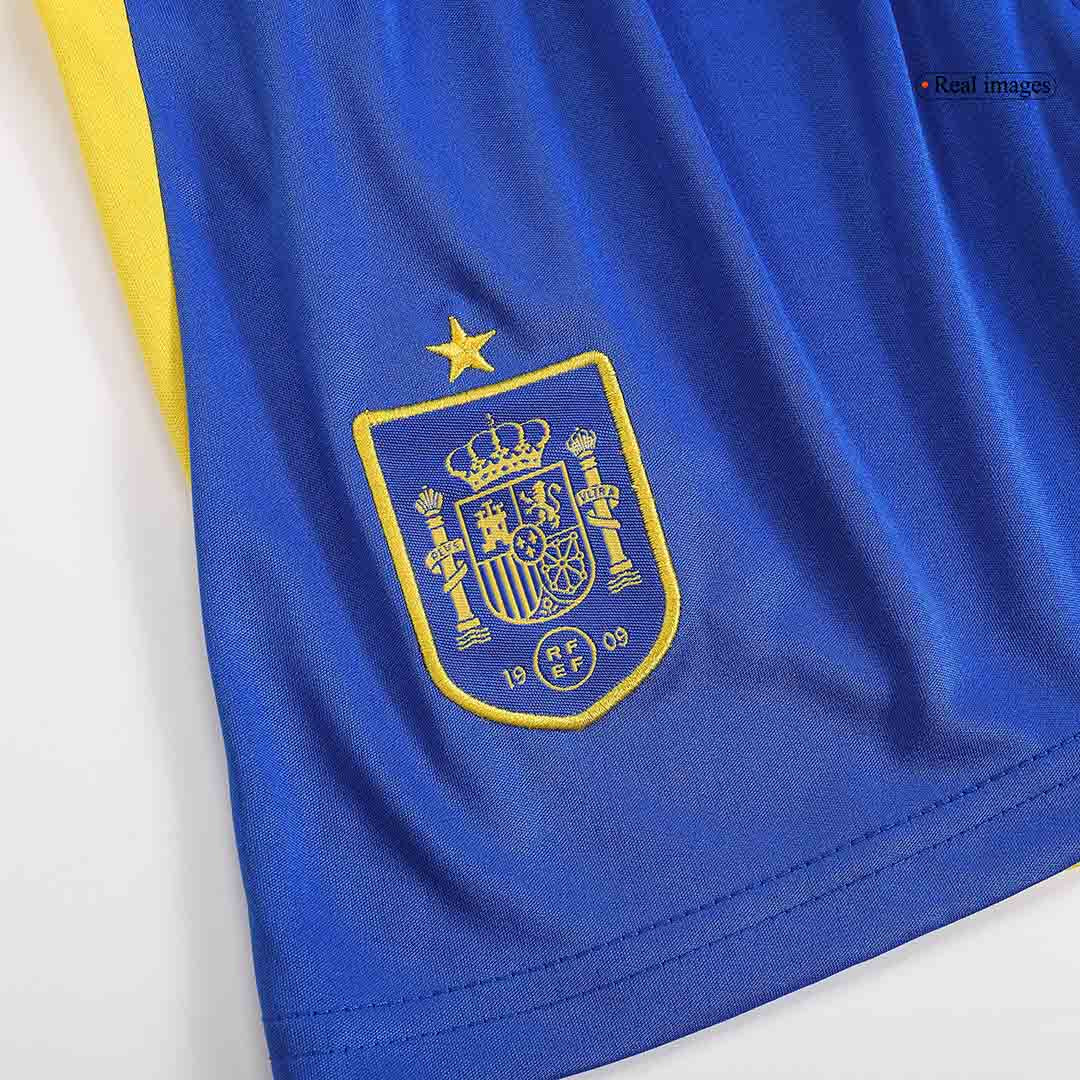 Kids Spain Home Soccer Kit 2024 Euro Cup Jersey