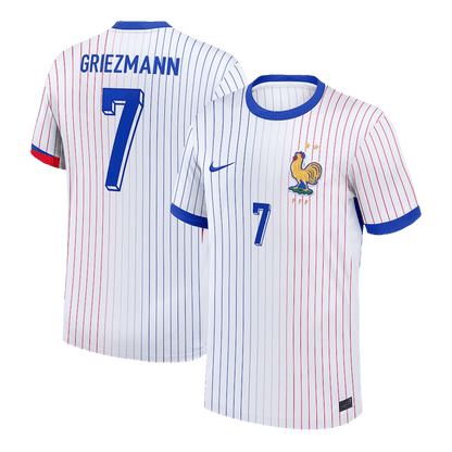 GRIEZMANN #7 France Away Soccer Jersey Euro