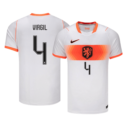 VIRGIL #4 Netherlands Away Soccer Jersey 2026