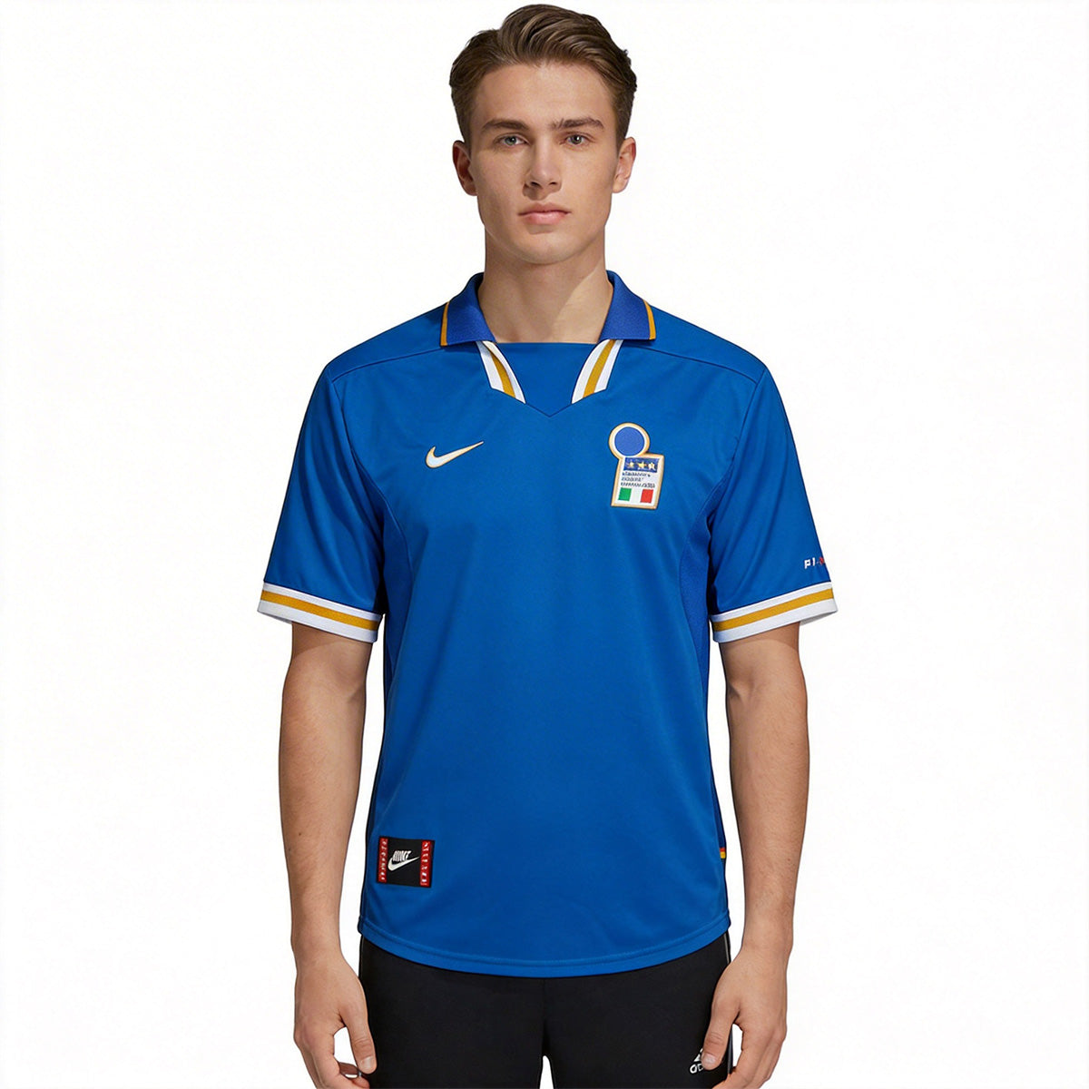Retro Italy Home Jersey 1996 Euro Cup Jersey