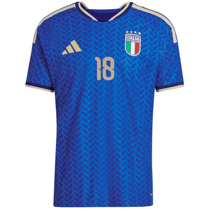 [Authentic] Barella #18 Italy Home 2026 World Cup Jersey