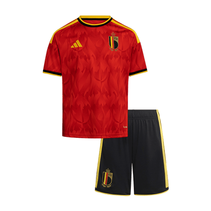 Kids Belgium Home Soccer Kit 2026 World Cup Jersey