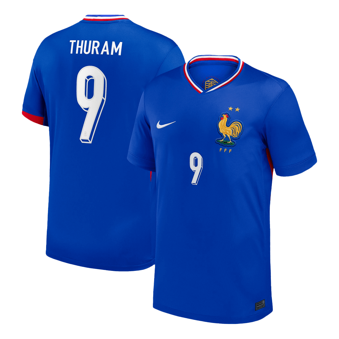 THURAM #9 France Home Soccer Jersey