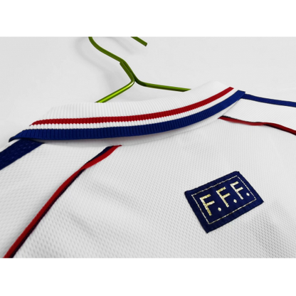 Zidane #10 Retro France Away Jersey World Cup 1998