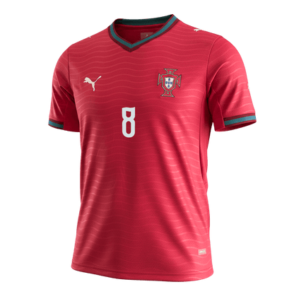 B.FERNANDES #8 Portugal Home Soccer Jersey 2026