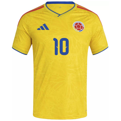 James #10 Colombia Home 2026 World Cup Jersey