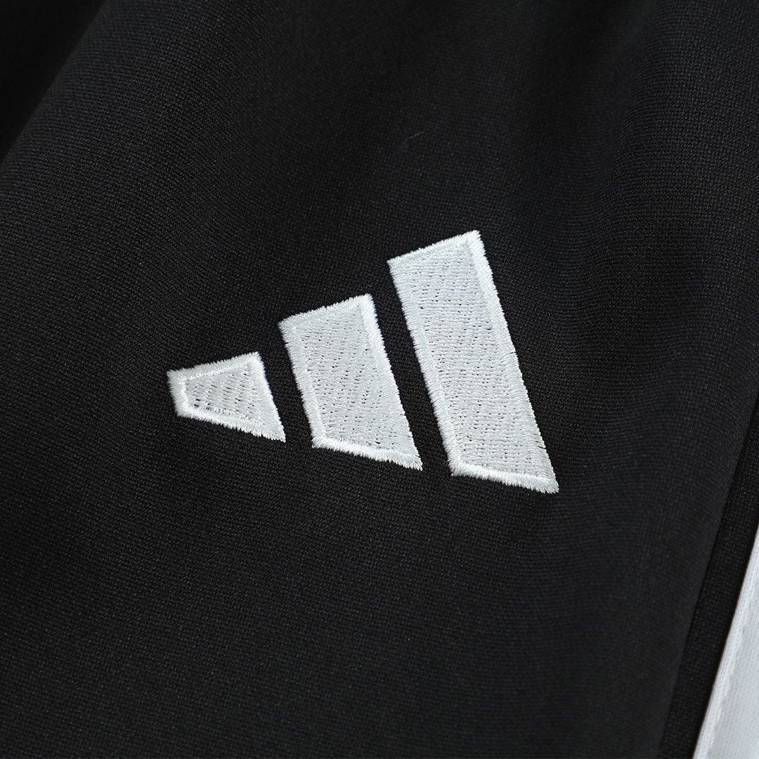 Germany Zipper Sweatshirt Soccer Kit (Top + Pants) Black 2026