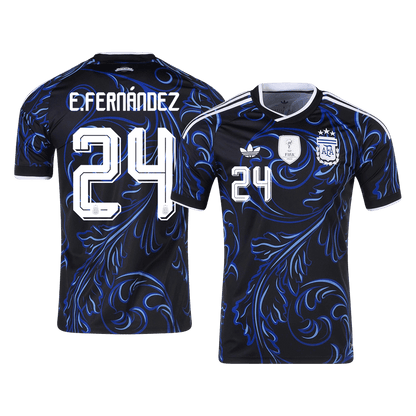 E. FERNÁNDEZ #24 Argentina Away Soccer Jersey 2026