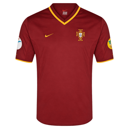 Retro 2000 Portugal Home Soccer Jersey