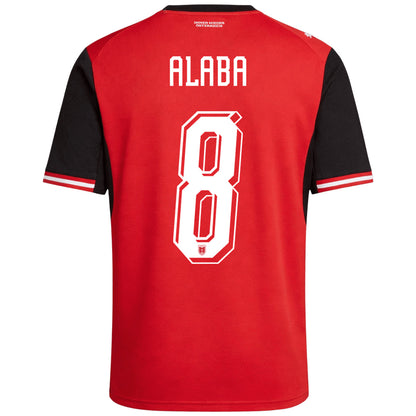 ALABA #8 Austria Home 2026 World Cup Jersey