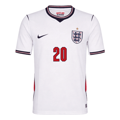 PALMER #20 England Home Soccer Jersey 2026