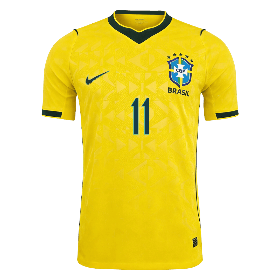 RAPHINHA #11 Brazil Home Soccer Jersey 2026 Player Version