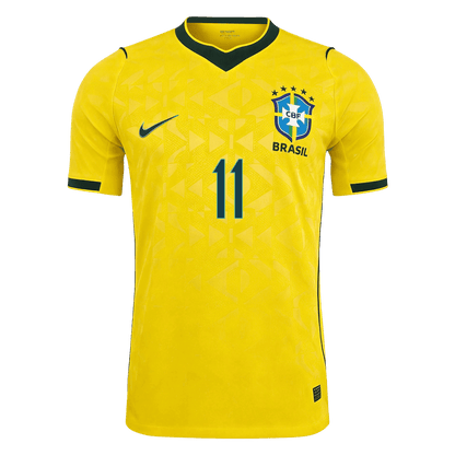 RAPHINHA #11 Brazil Home Soccer Jersey 2026 Player Version