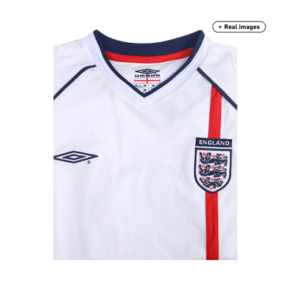 Retro SCHOLES #8 2002 England Home Soccer Jersey