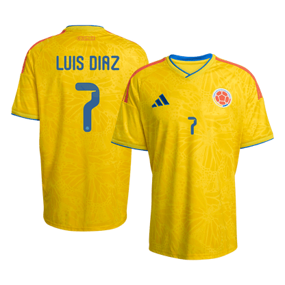 LUIS DíAZ #7 Colombia Home Soccer Jersey 2026