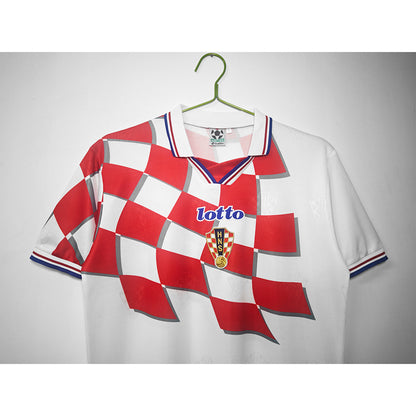 Suker #9 Retro Croatia Home Jersey World Cup 1998