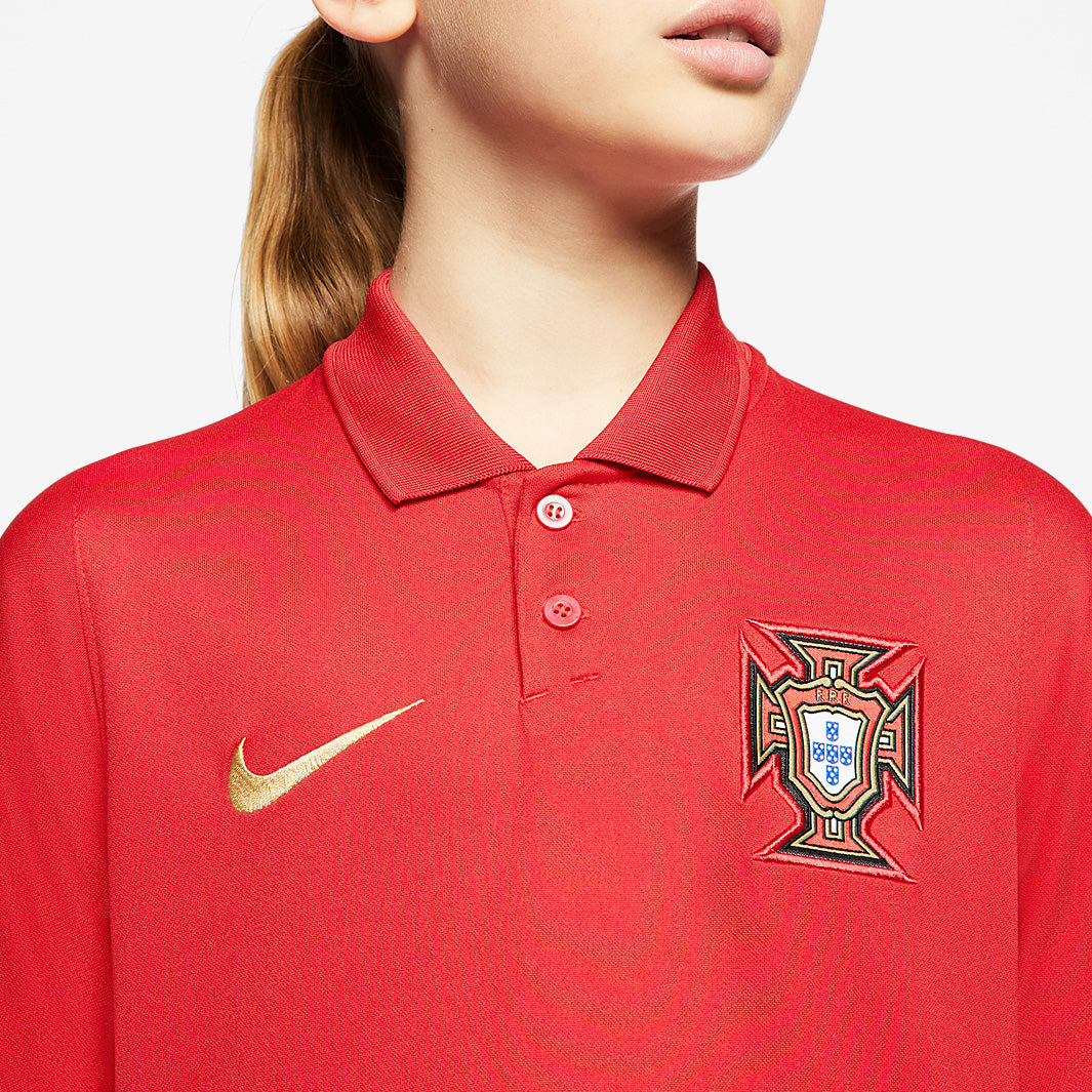 Nike Portugal 2020 Kids Home Stadium SS Shirt