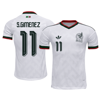 S.GIMENEZ #11 Mexico Away Soccer Jersey 2026 Player Version