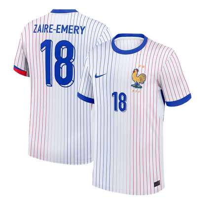 ZAIRE-EMERY #18 France Away Soccer Jersey