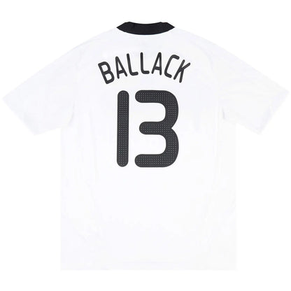 Ballack #13 Retro Germany Home Jersey 2008 Euro Cup Jersey