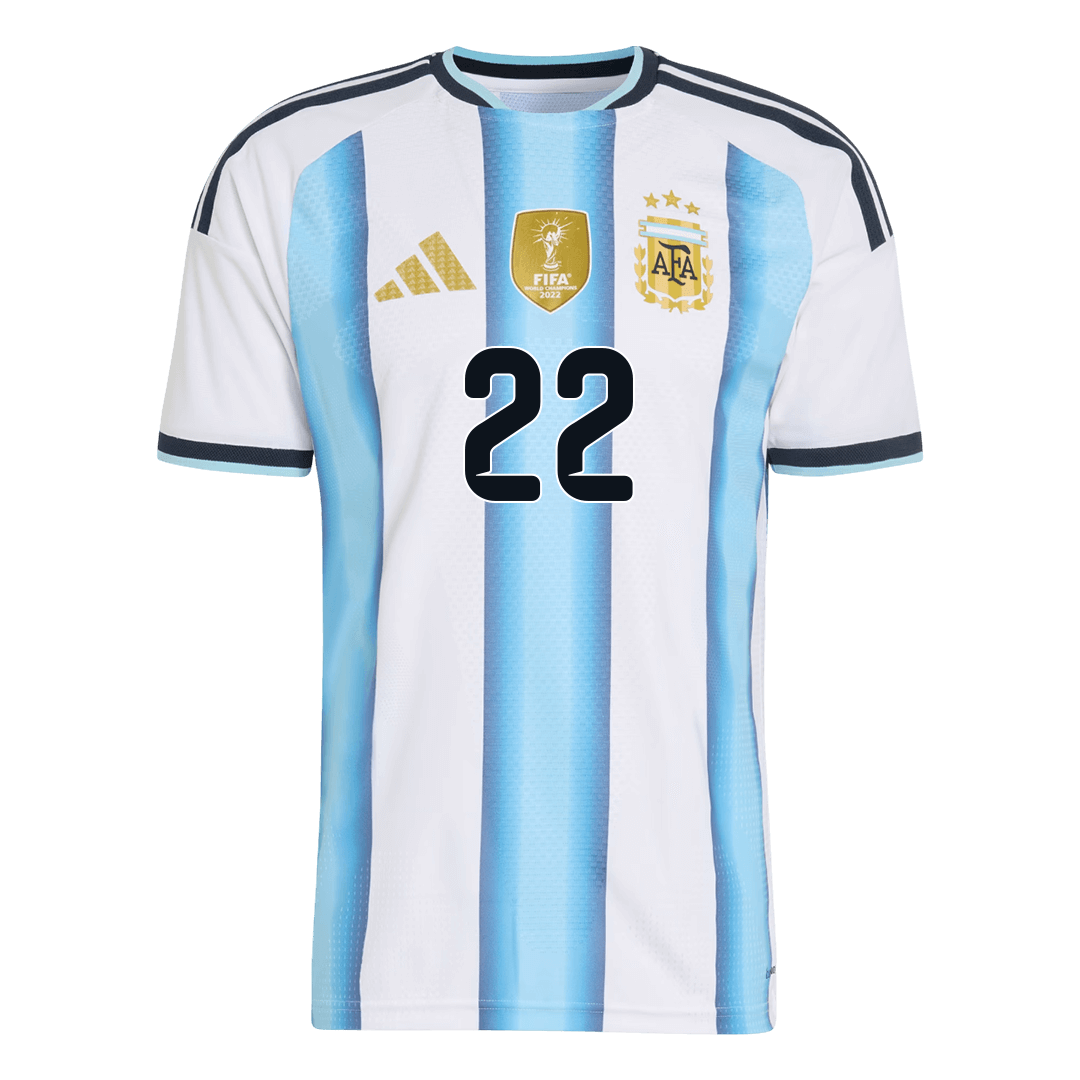 L.MARTÍNEZ #22 Argentina Home Soccer Jersey 2026 Player Version