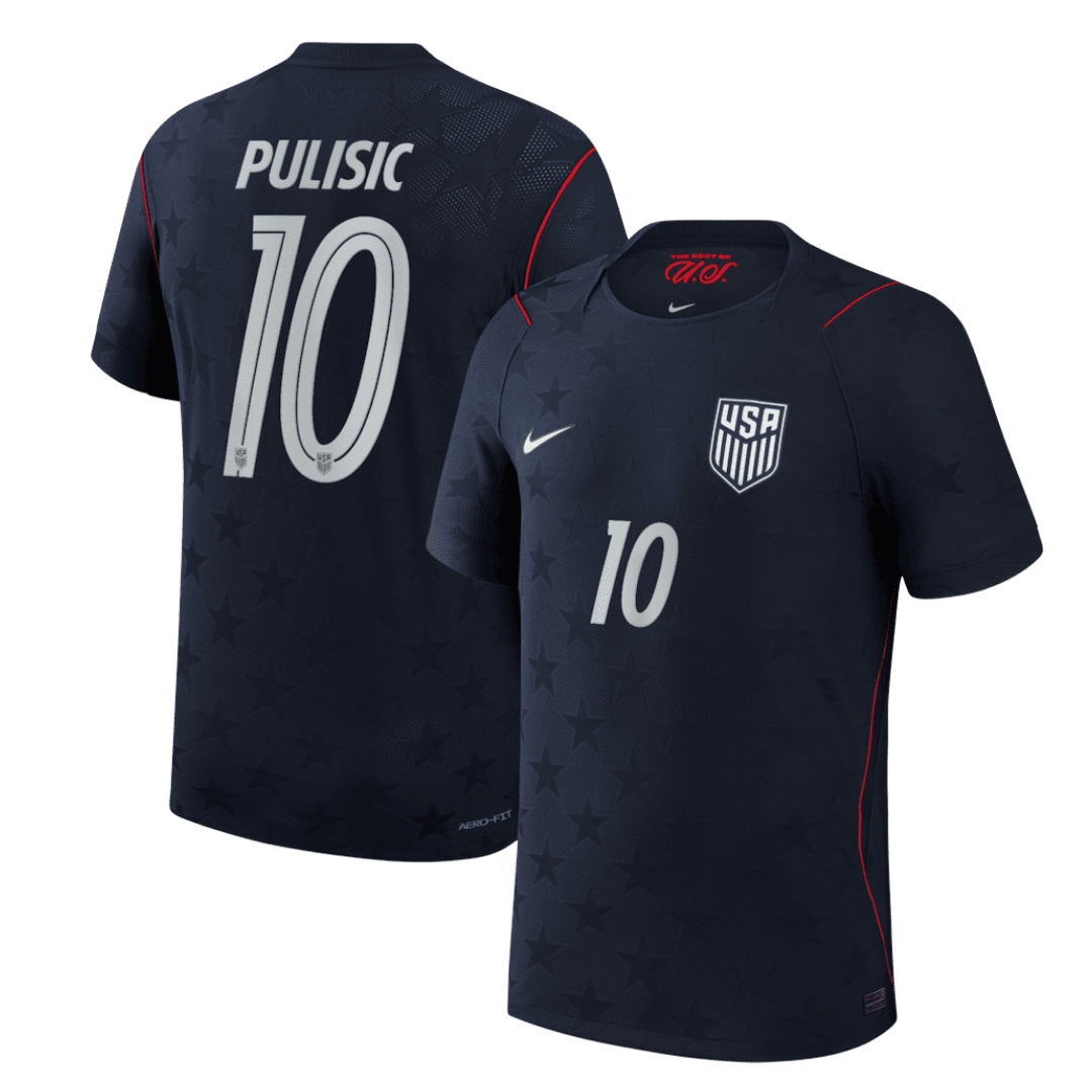 PULISIC #10 USA Away Soccer Jersey 2026 Player Version