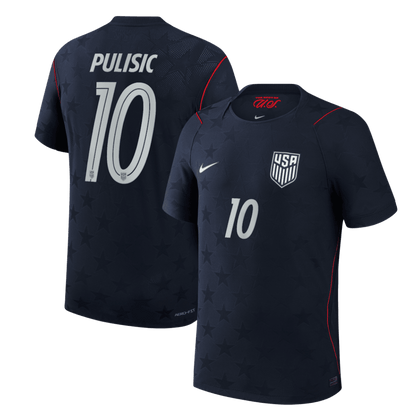 PULISIC #10 USA Away Soccer Jersey 2026 Player Version
