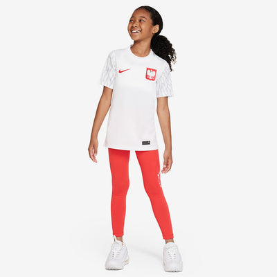 Nike Poland 2023 Kids Dri-Fit Football SS Home Top