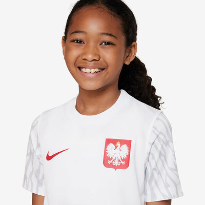Nike Poland 2023 Kids Dri-Fit Football SS Home Top