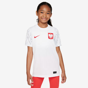 Nike Poland 2023 Kids Dri-Fit Football SS Home Top