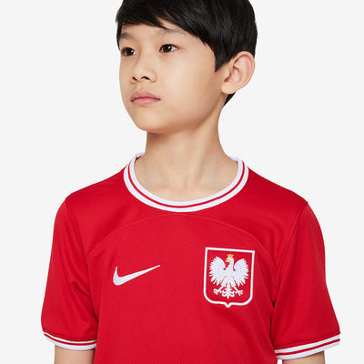 Nike Poland 2023 Dri-Fit Kids SS Away Shirt