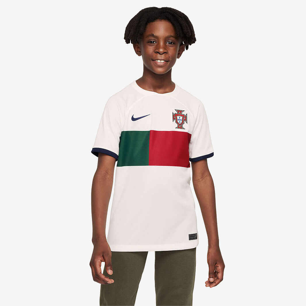 Nike Portugal 2023 Kids Dri-Fit SS Away Shirt