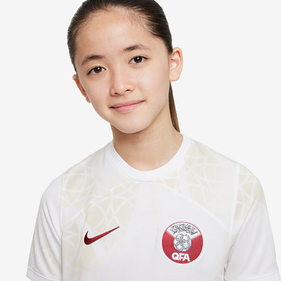 Nike Qatar 2023 Kids Dri-Fit SS Away Shirt