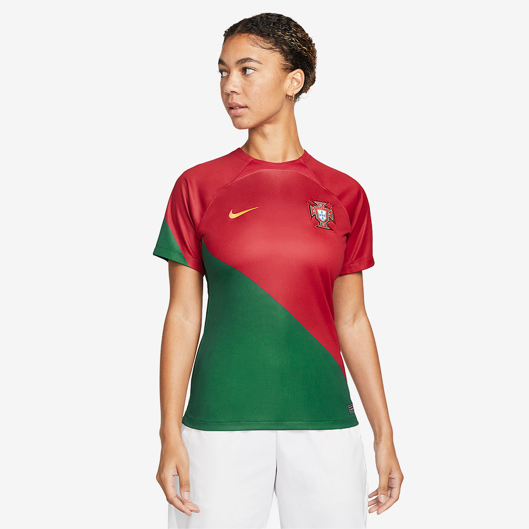 Nike Portugal Womens 2023 Dri-Fit Home SS Stadium Shirt