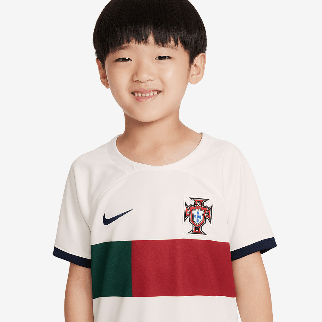 Nike Portugal Little Kids 22/23 Dri-Fit Away Kit