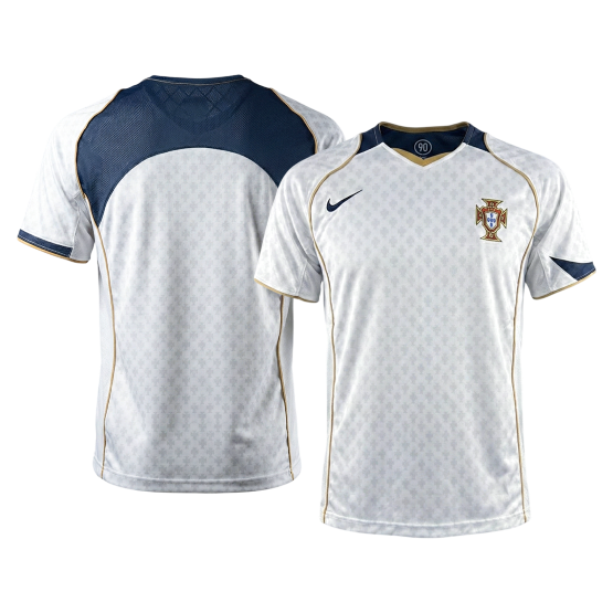 Retro 2004 Portugal Away Soccer Jersey