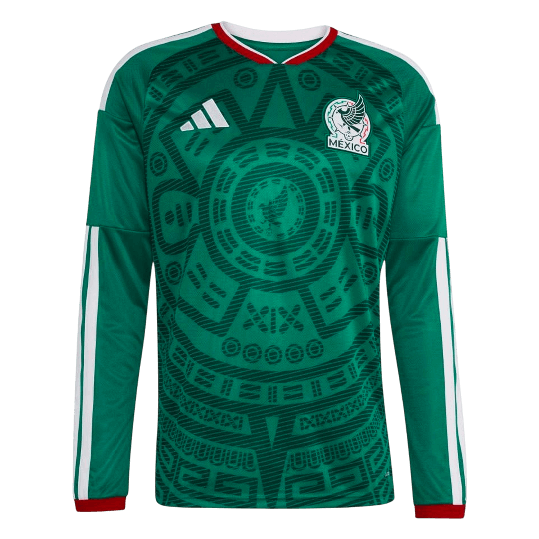 Mexico Home Long Sleeve Soccer Jersey 2026