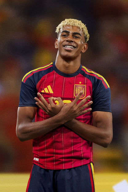 [Authentic] Spain Home Long Sleeve 2026 World Cup Jersey