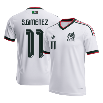 S.GIMENEZ #11 Mexico Away Soccer Jersey 2026