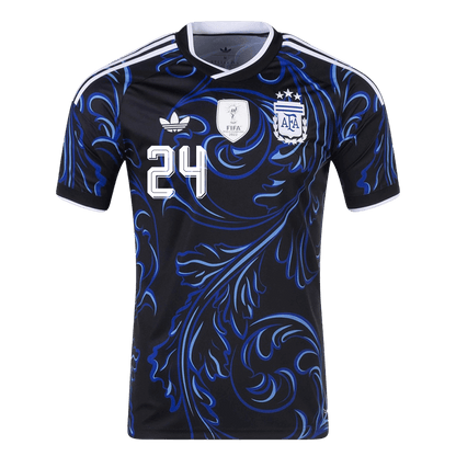 E. FERNÁNDEZ #24 Argentina Away Soccer Jersey 2026