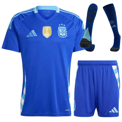 Argentina Away 2024 Copa America Cup Full Soccer Kit