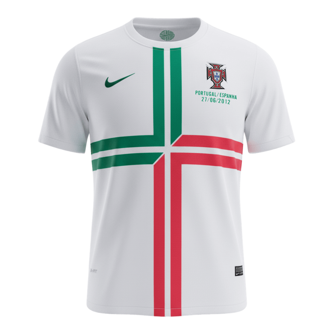 Retro 2012 Portugal Away Soccer Jersey