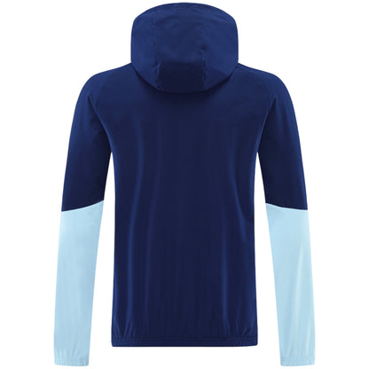 Argentina Windbreaker Hoodie Jacket Navy 2026