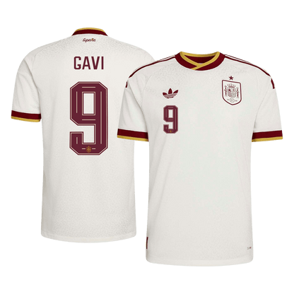 GAVI #9 Spain Away Soccer Jersey 2026 Player Version