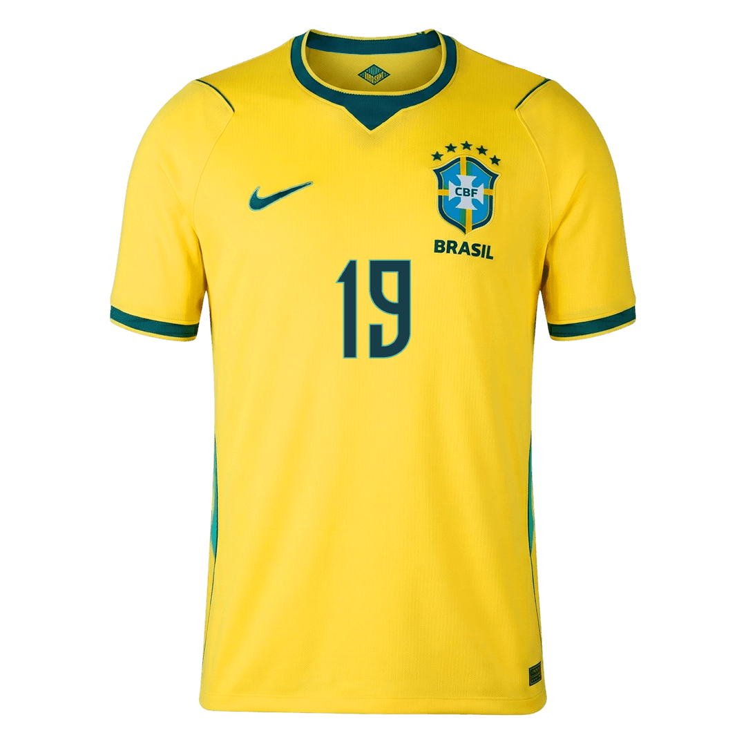 ENDRICK #19 Brazil Home Soccer Jersey 2026