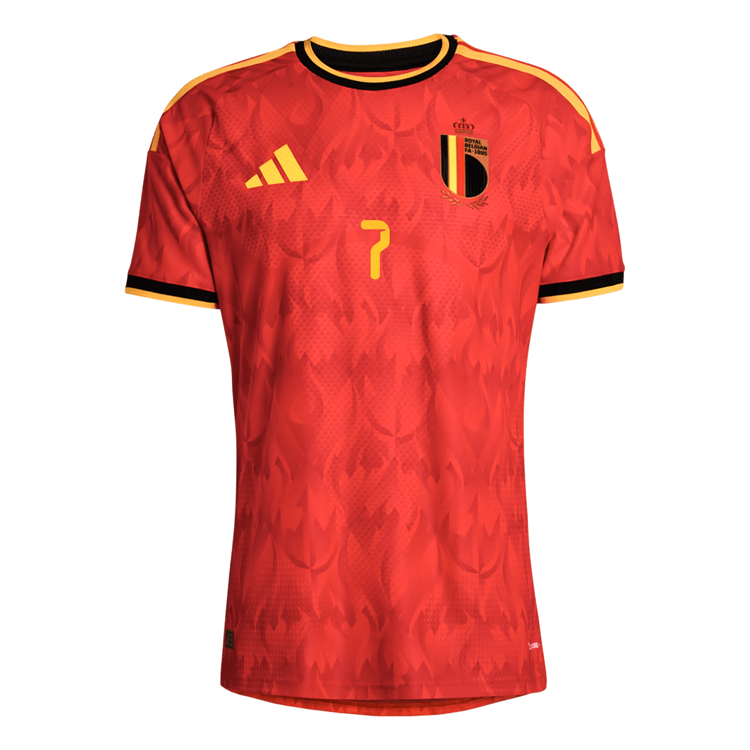 DE BRUYNE #7 Belgium Home Soccer Jersey 2026 Player Version