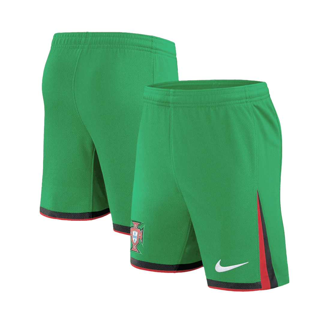 Portugal Home Soccer Shorts Euro