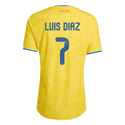 LUIS DíAZ #7 Colombia Home Soccer Jersey 2026 Player Version
