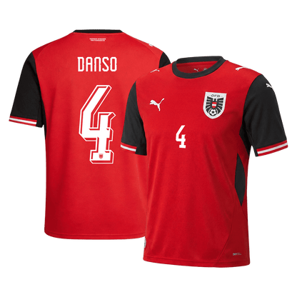 DANSO #4 Austria Home 2026 World Cup Jersey